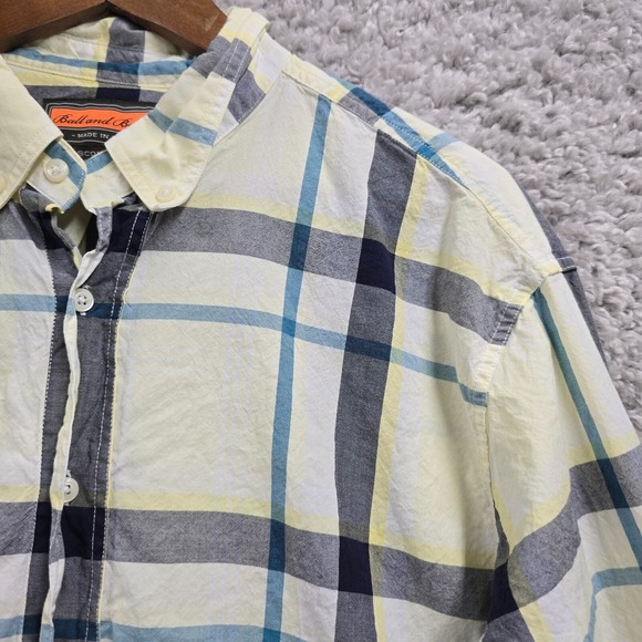 Ball and Buck The Scout Shirt Mens Large Plaid Button Up Long Sleeve Made in USA - Picture 4 of 12